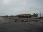 UP 5957 SP 343  1Apr2011  EB through the yard 